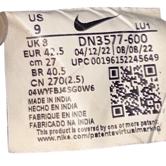 Nike Court Vision Mid Dark Beetroot DN3577-600 Athletic Running Shoes Men's 9 - Picture 7 of 7